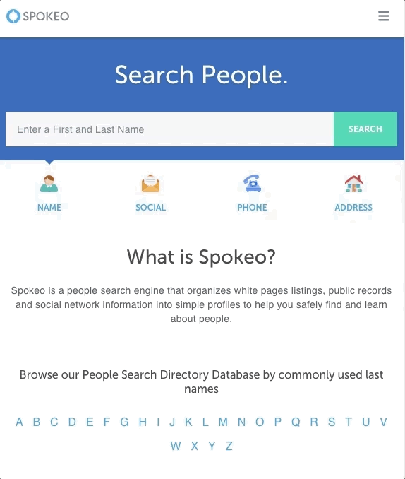 Image of how to log in to your Spokeo account on your mobile device