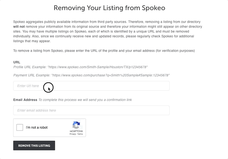 Can I get my info removed from Spokeo?