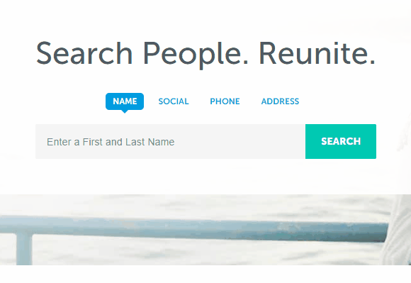 Image of the Spokeo search bar